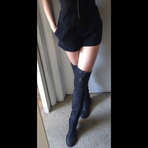 Ld Tuttle The Shaper Over The Knee Boot Black 37.5 - Picture 3 of 16